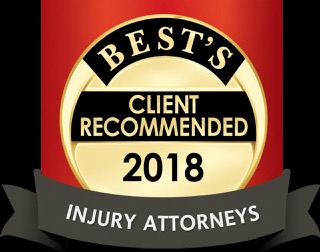 Best's Client Recommended — Injury Attorneys, 2018